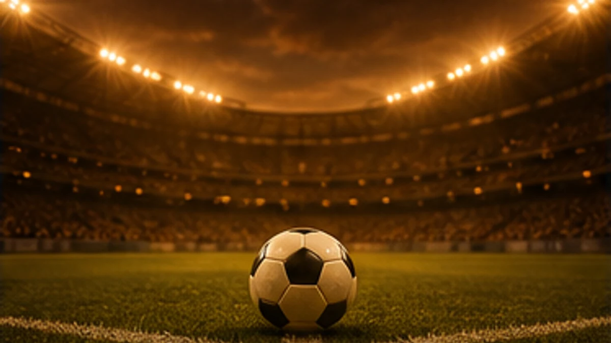 Generic international soccer third-place match